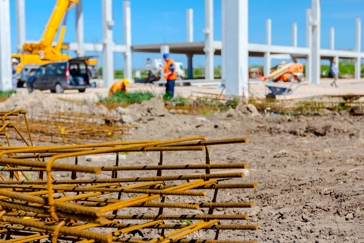 crane work site