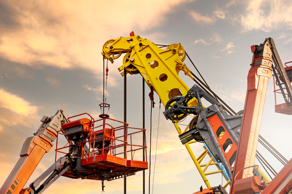 articulated boom lift aerial platform lift